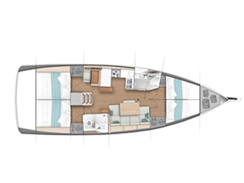 Book yachts online - sailboat - Sun Odyssey 440 - Sun440 - rent