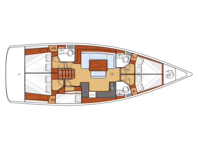 Book yachts online - sailboat - Oceanis 48 - Ferousa - rent