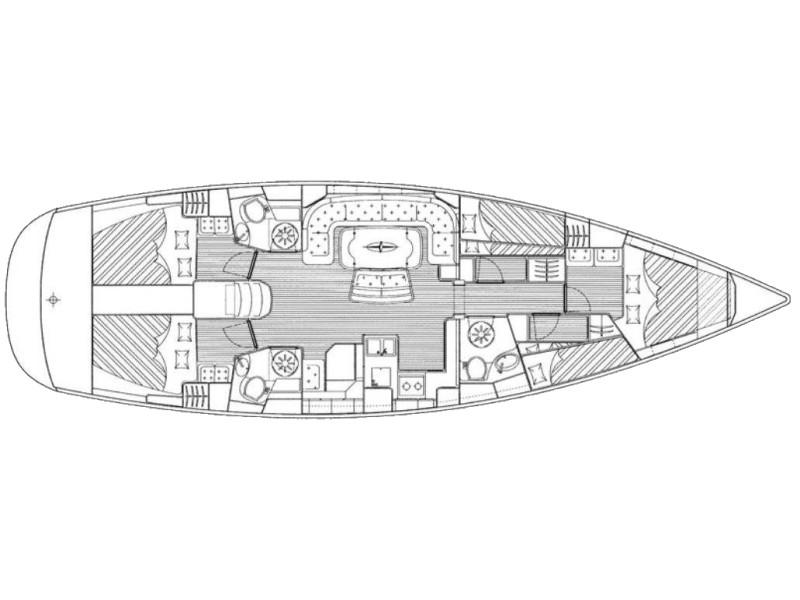 Book yachts online - sailboat - Bavaria 50 Cruiser - Danica - rent