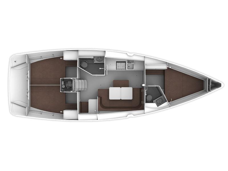 Book yachts online - sailboat - Bavaria Cruiser 41 - EC- 41C-15-G - rent