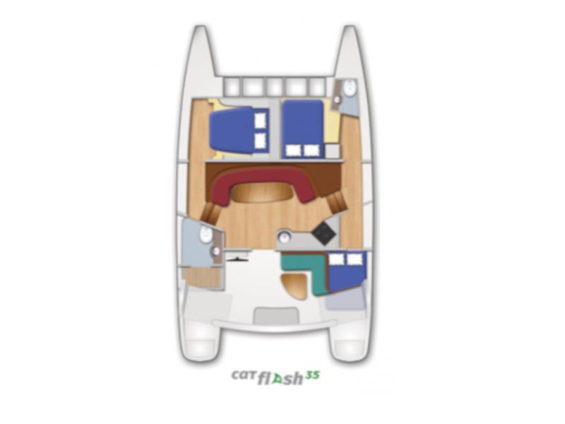 Book yachts online - catamaran - Catflash 35 - Dakota - rent