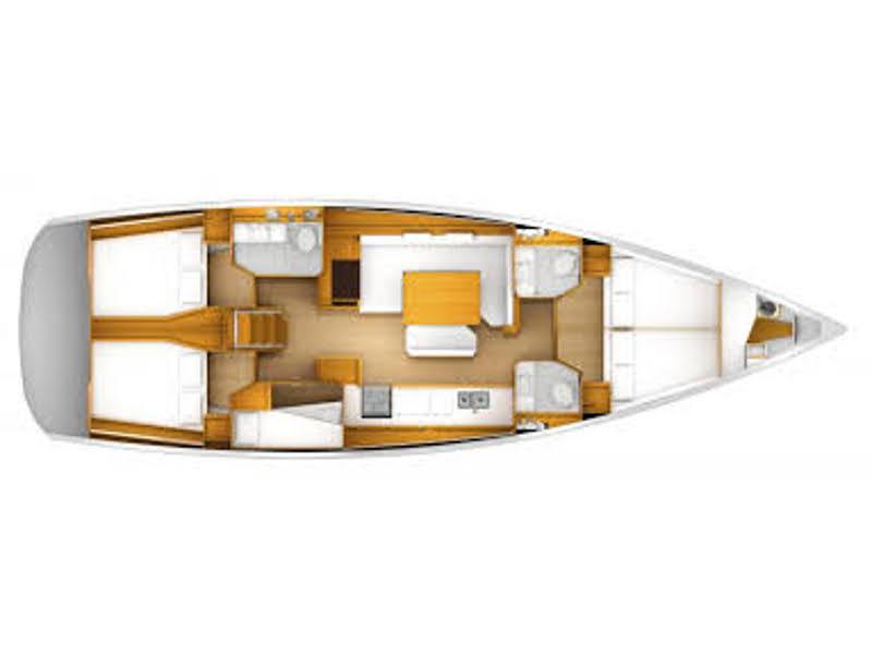 Book yachts online - sailboat - Sun Odyssey 49i - ath49i01 - rent