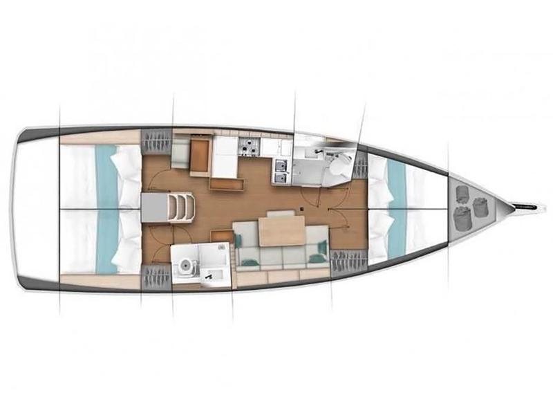 Book yachts online - sailboat - Sun Odyssey 440 - Felicita - rent