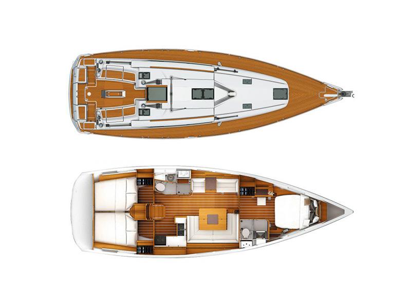 Book yachts online - sailboat - Sun Odyssey 349 - CHAMAREL - rent