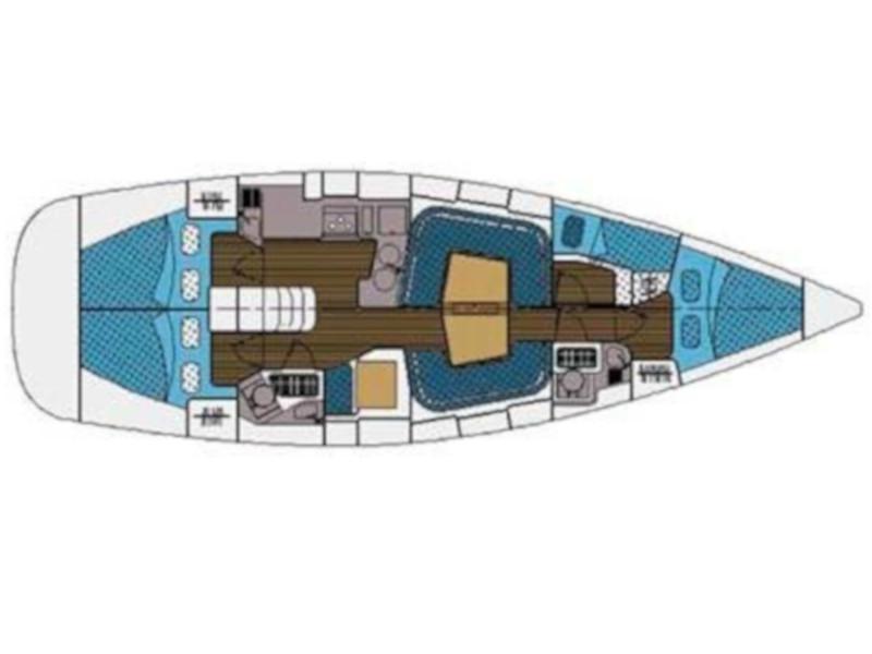 Book yachts online - sailboat - Elan 434 - Moana - rent