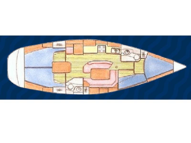 Book yachts online - sailboat - Sun Odyssey 42.2 - Orion III - rent