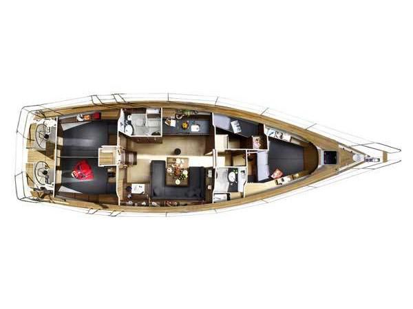 Book yachts online - sailboat - Bavaria 47 - Enigma - rent