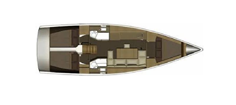 Book yachts online - sailboat - Dufour 382 GL - Aurora - rent