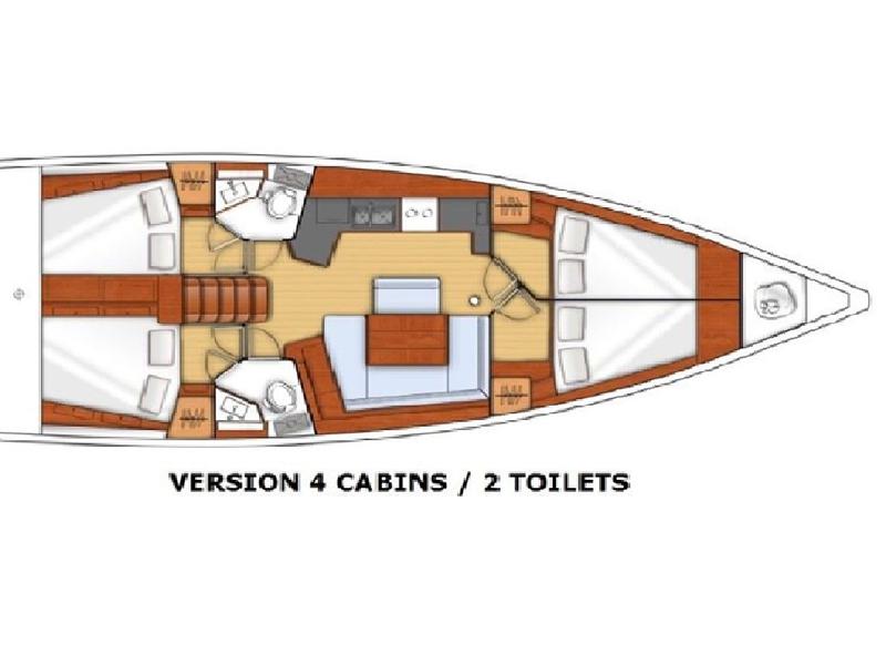 Book yachts online - sailboat - Oceanis 45 - Soffia - rent