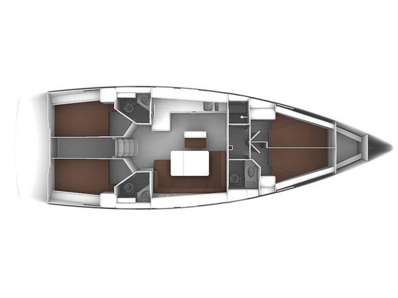 Book yachts online - sailboat - Bavaria Cruiser 46 Style - Elisa - rent