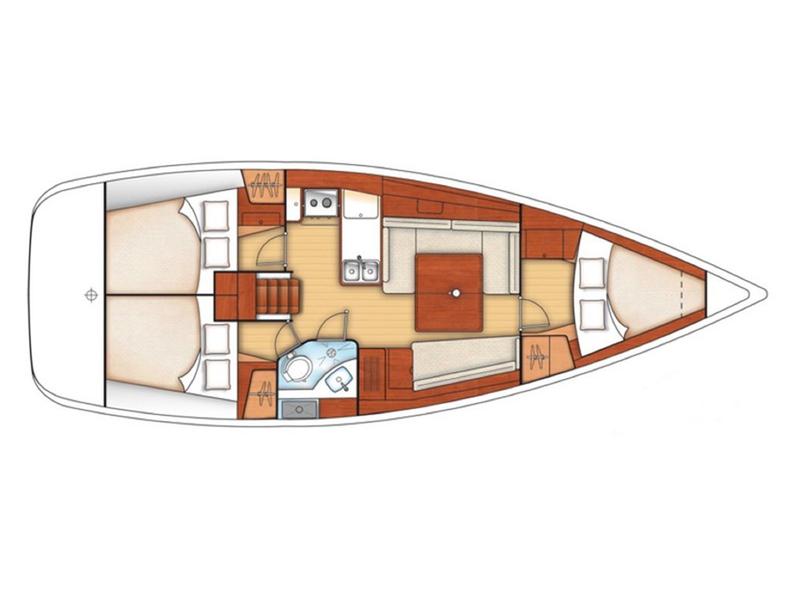 Book yachts online - sailboat - Oceanis 37 - MINA - rent