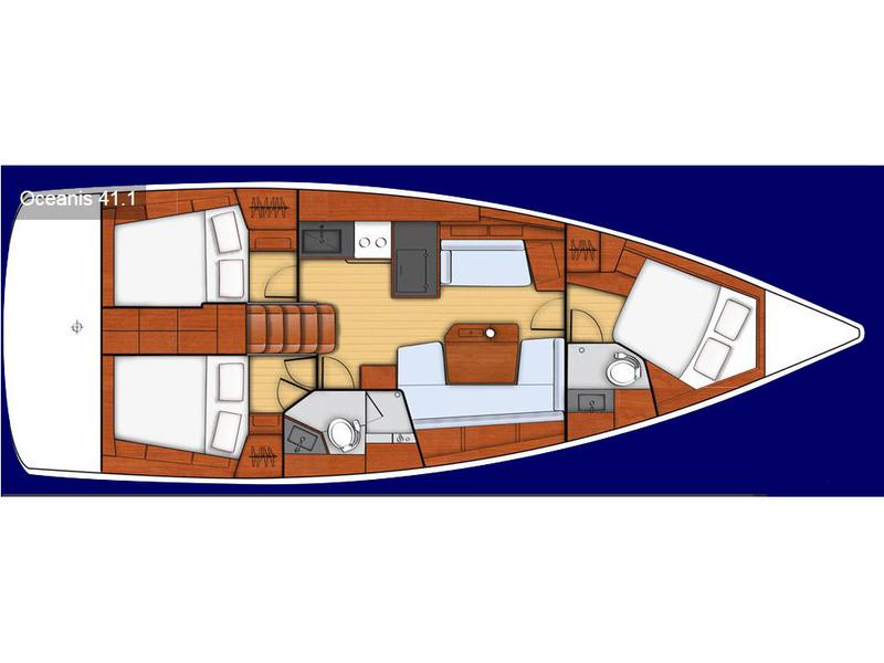 Book yachts online - sailboat - Oceanis 41.1 - AGINOR - rent