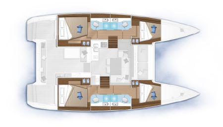 Book yachts online - catamaran - Lagoon 40 - Sail Sagitta - rent