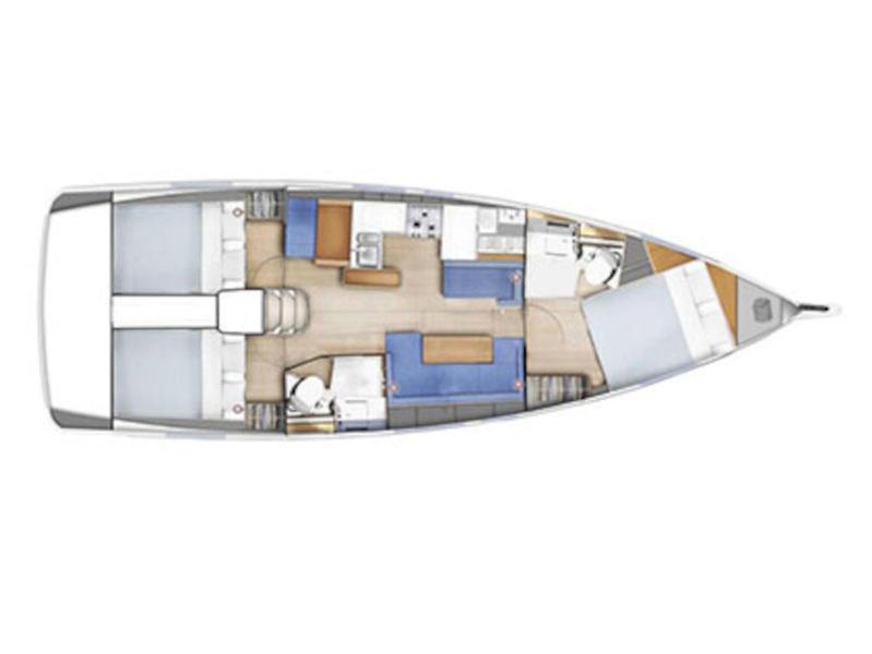 Book yachts online - sailboat - Sun Odyssey 410 - PRES- 410-20-F - rent