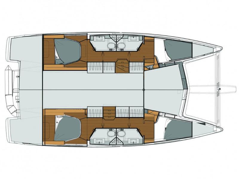 Book yachts online - catamaran - Lucia 40 /4cbs - CL- LU4-19-I - rent