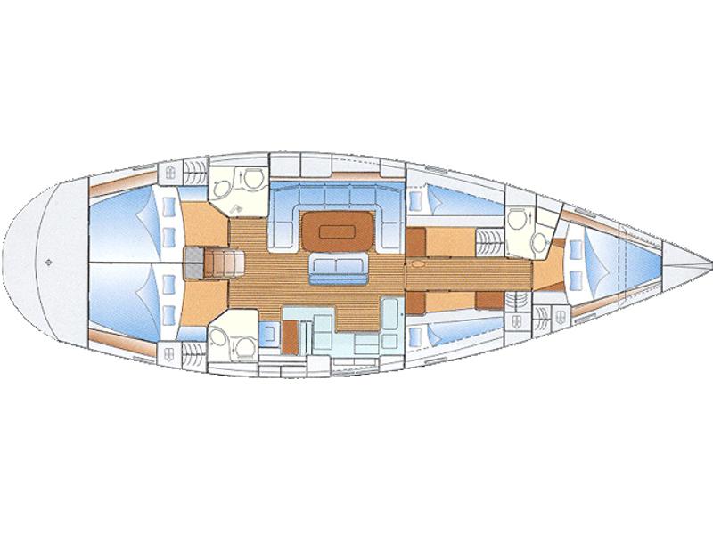 Book yachts online - sailboat - Bavaria 50 - EC- 50-02-I - rent