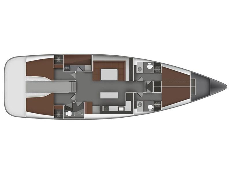 Book yachts online - sailboat - Bavaria Cruiser 55 - EC- 55B-10-G - rent