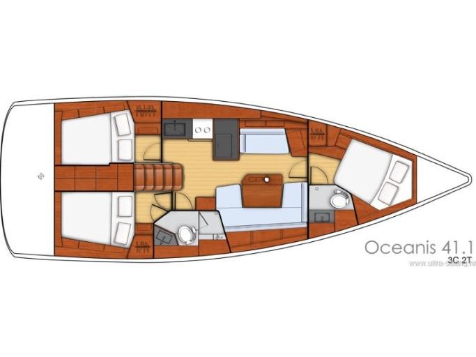 Book yachts online - sailboat - Oceanis 41.1 - SPARKLING - rent