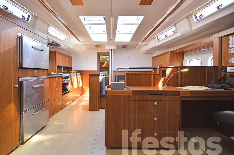 Book yachts online - sailboat - Hanse 575 AC &amp; GEN - Ifestos - rent