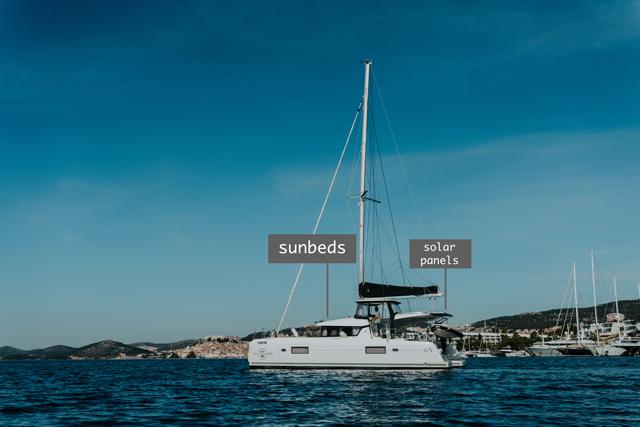 Book yachts online - catamaran - Lagoon 42 - ZETA - rent
