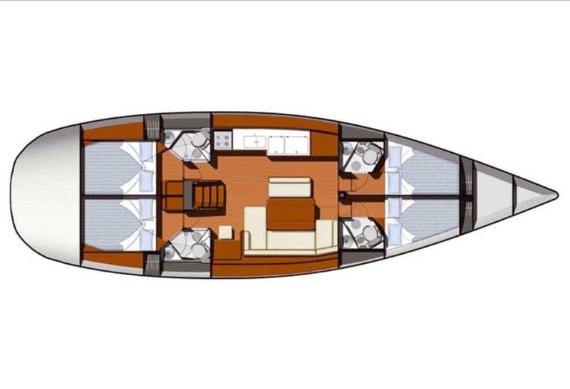 Book yachts online - sailboat - Sun Odyssey 49i - Zenith Forever - rent