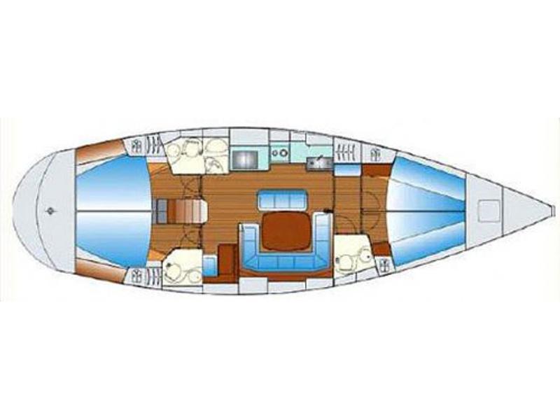 Book yachts online - sailboat - Bavaria 47 - SY Zoe - rent