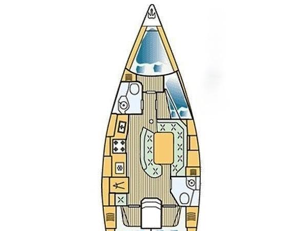 Book yachts online - sailboat - Sun Odyssey 42.2 - VERA I - rent