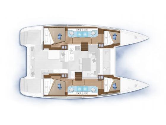 Book yachts online - catamaran - Lagoon 40 - Bonobo | A/C generator watermaker - rent