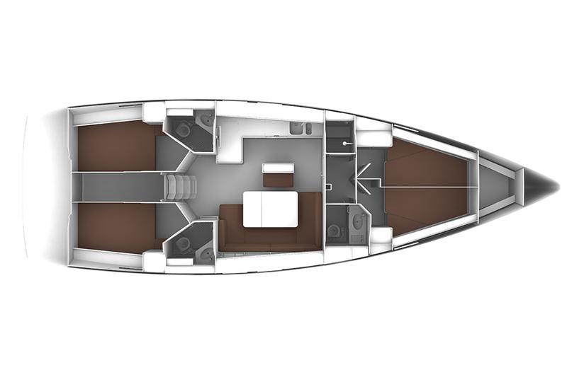Book yachts online - sailboat - Bavaria Cruiser 46 - Lenko - rent
