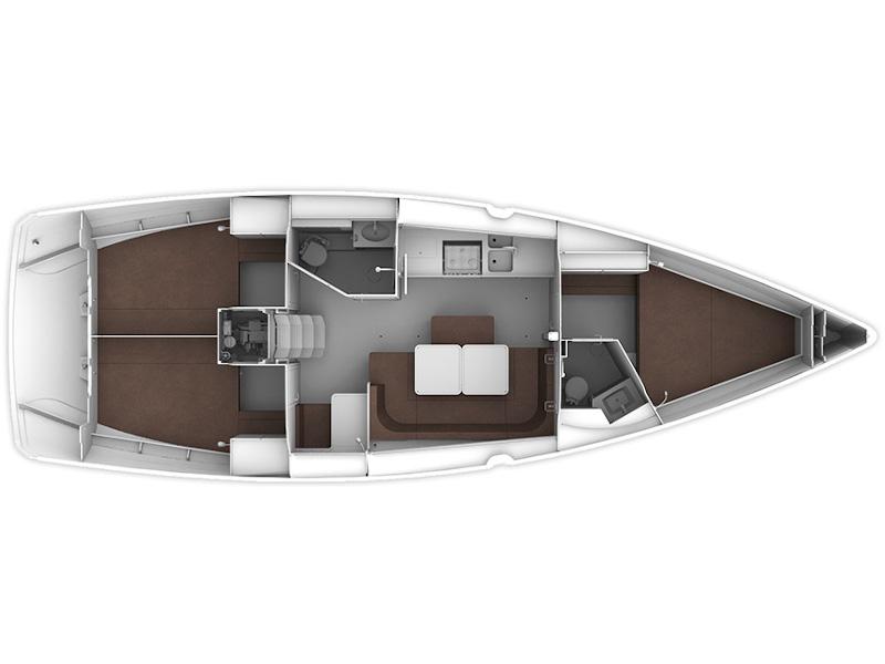 Book yachts online - sailboat - Bavaria 41 Cruiser - Bav41/2015_K - rent