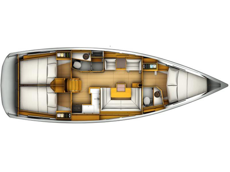 Book yachts online - sailboat - Sun Odyssey 419 - Alboran Limoncello (Majorca) - rent