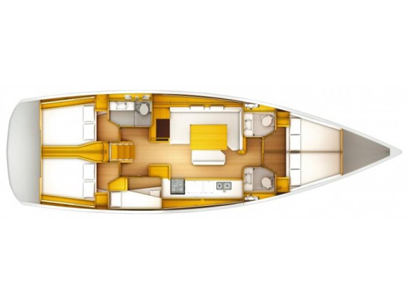 Book yachts online - sailboat - Sun Odyssey 519 - Alboran Prosecco (Majorca) - rent