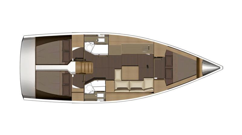 Book yachts online - sailboat - Dufour 382 GL - Regor - rent