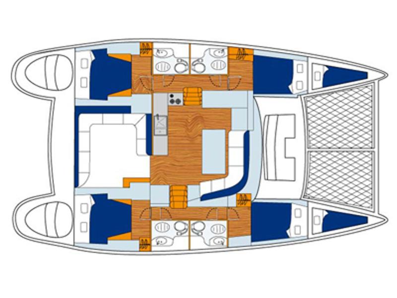 Book yachts online - catamaran - Lagoon 440 - Georgina - rent
