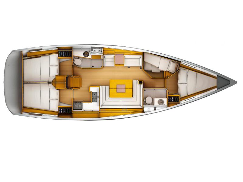 Book yachts online - sailboat - Sun Odyssey 449 - Winx - rent