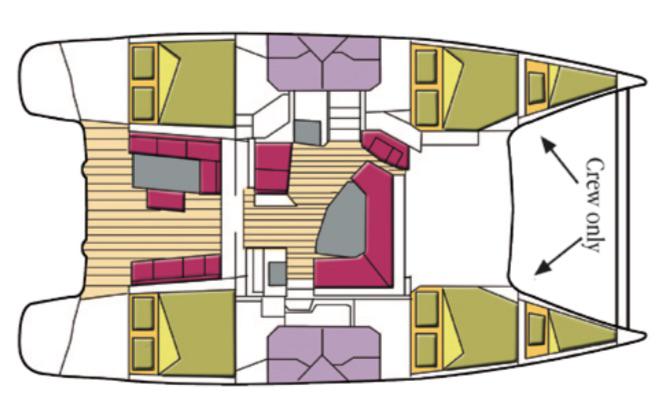 Book yachts online - catamaran - Helia 44 - Pixie Dixie (A/C, Generator) - rent