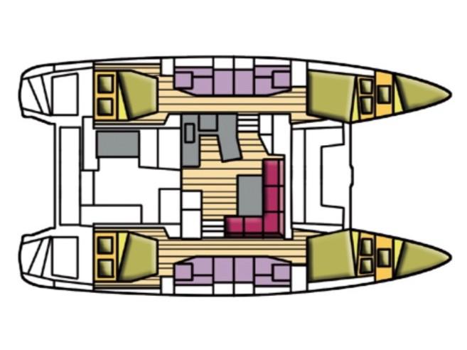 Book yachts online - catamaran - Lagoon 42 - Diadema (A/C, WM, Generator, Inverter) - rent