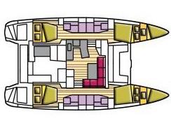 Book yachts online - catamaran - Lagoon 42 - Benetnash II (GND) (A/C, WM, Generator, Inverter) - rent