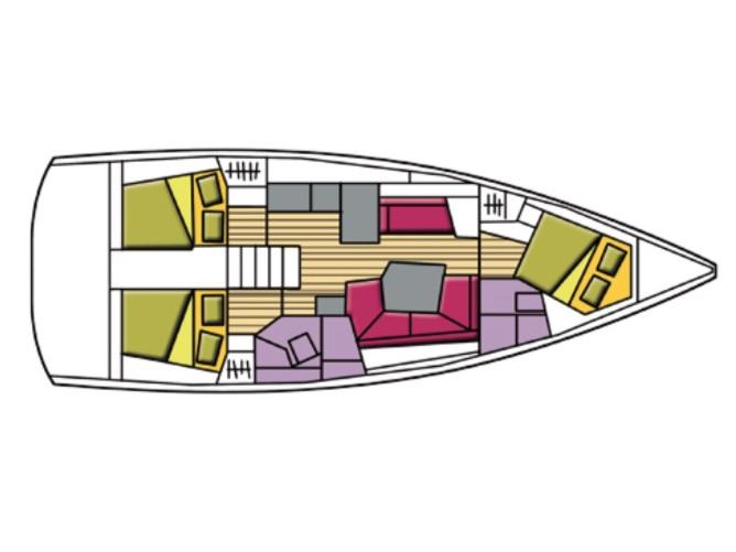 Book yachts online - sailboat - Oceanis 41.1 - Agena - rent