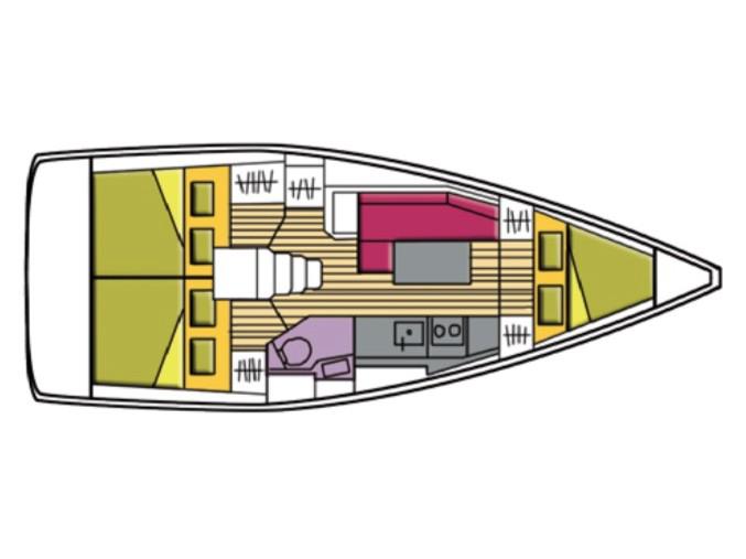 Book yachts online - sailboat - Oceanis 35.1 - Nodus - rent
