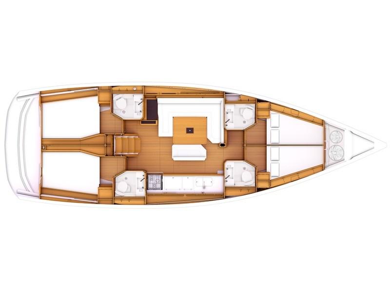 Book yachts online - sailboat - Sun Odyssey 479 - Capricorn - rent