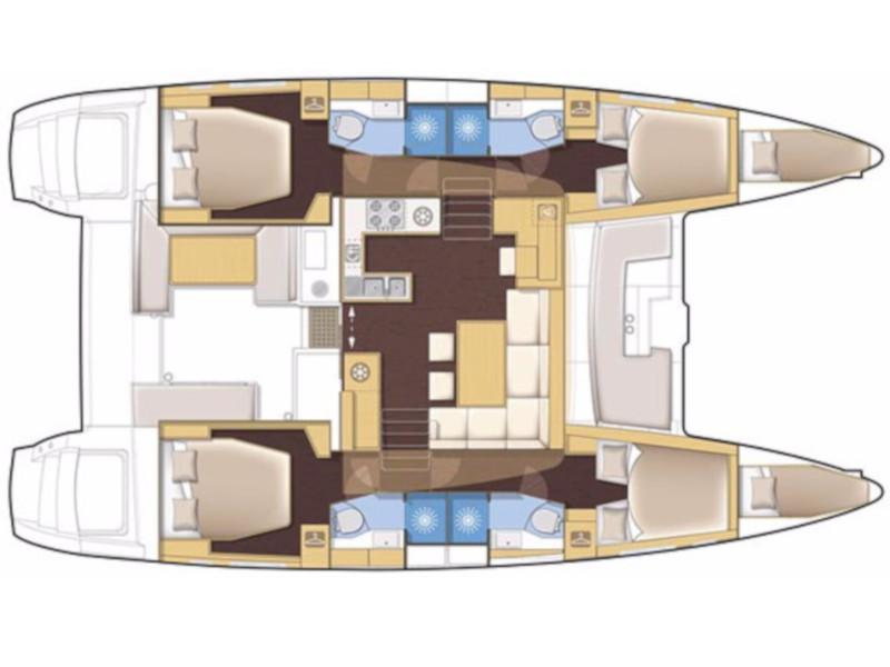 Book yachts online - catamaran - Lagoon 42 - Fantasea - rent