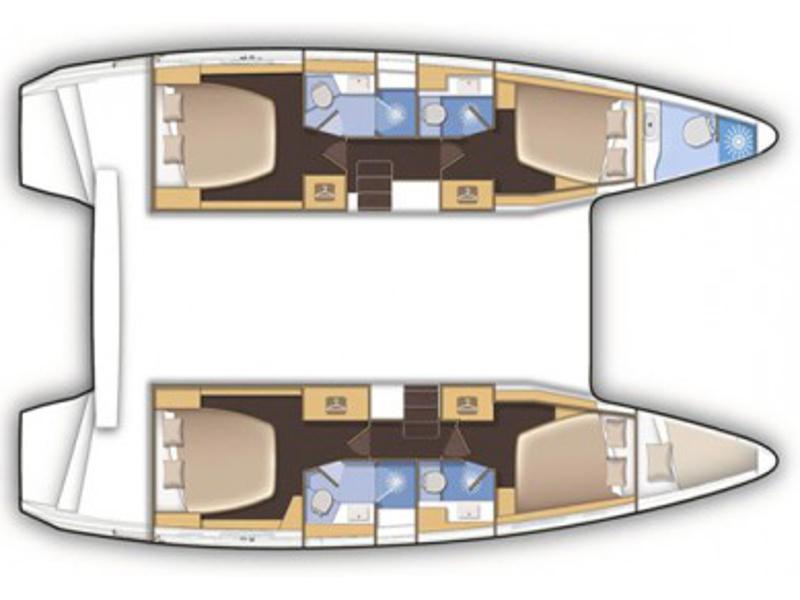 Book yachts online - catamaran - Lagoon 42 - Nirvana - rent