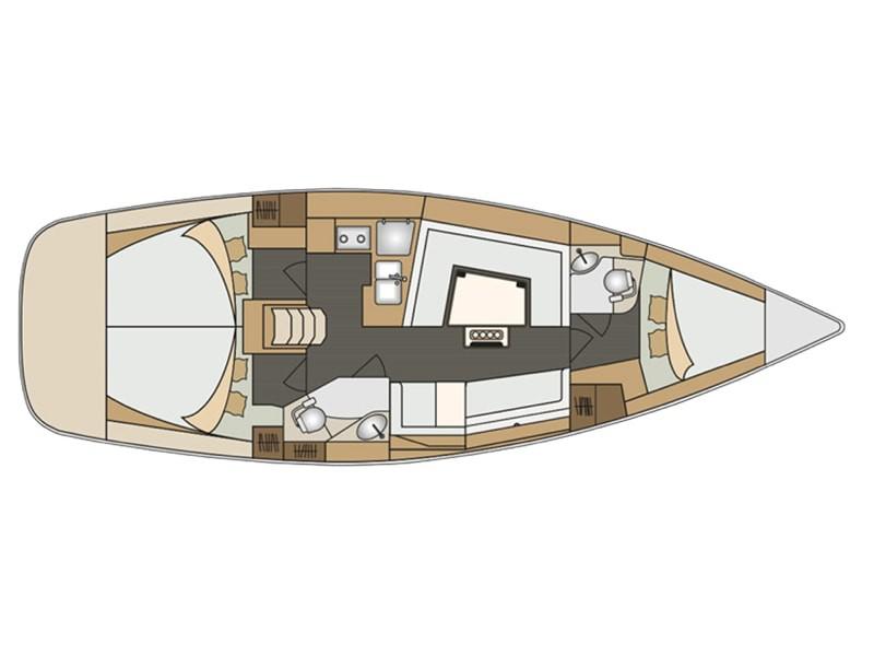 Book yachts online - sailboat - Elan 40 Impression - DESIDERIA - rent