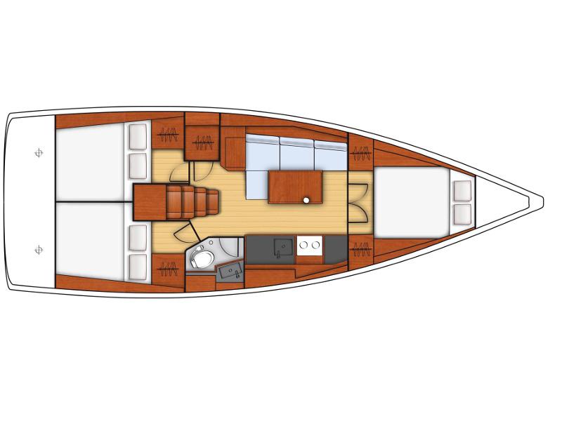 Book yachts online - sailboat - Oceanis 38.1 - New Boat EST - rent