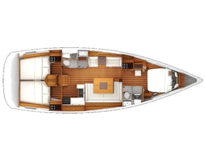 Book yachts online - sailboat - Sun Odyssey 439 - Timaria II - rent