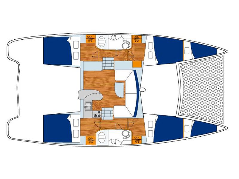 Book yachts online - catamaran - Sunsail 404 - Sunsail 404 (2020) - rent