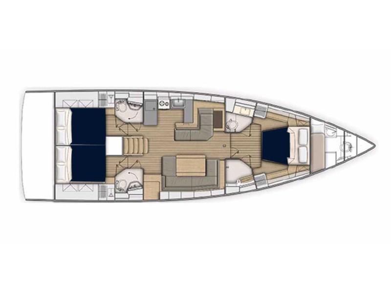 Book yachts online - sailboat - Moorings 52.4 - Moorings 52.4 (2022) - rent