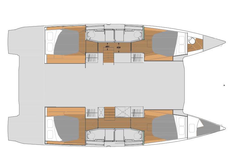 Book yachts online - catamaran - Elba 45 - Jasmine | A/C, Gen, Water-maker, 12 pax - rent