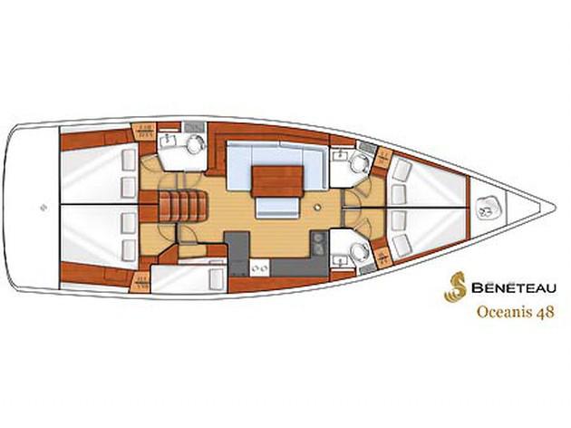 Book yachts online - sailboat - Oceanis 48 - Nabucco - rent